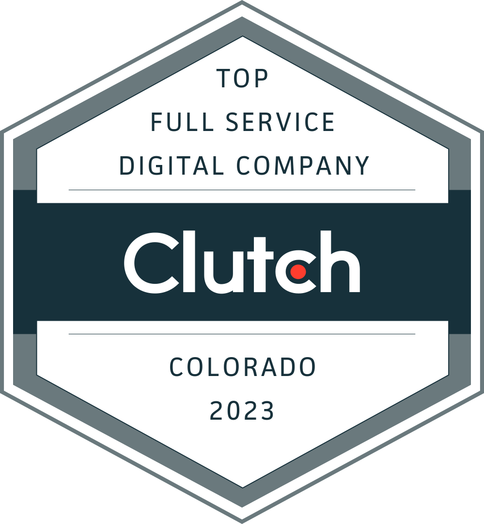 Top full-service digital company in Colorado 2023 recognition